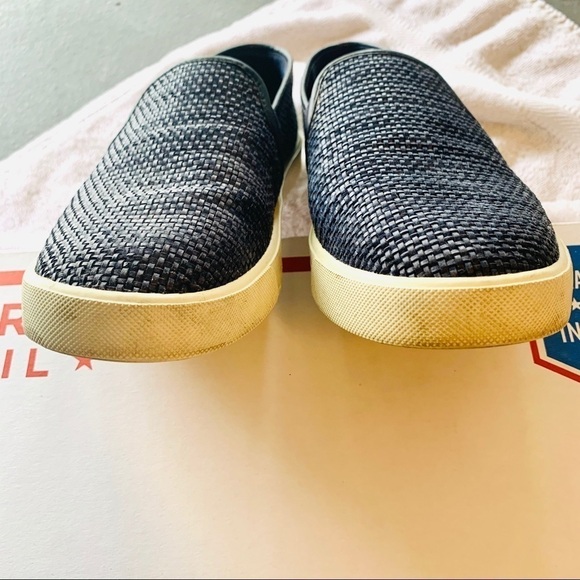 VINCE• Blue Preston Slip Ons Sneakers - Picture 8 of 10